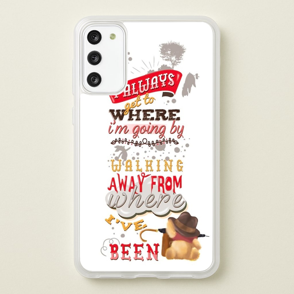 I Always Get Where I'm Going - Winnie Quote  - Disney Phone Case for Galaxy S20FE