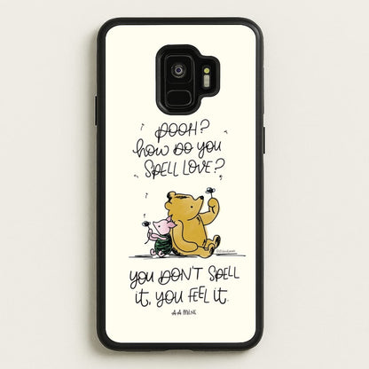 A Tale Of Love - Winnie  - Disney Phone Case for Galaxy S9