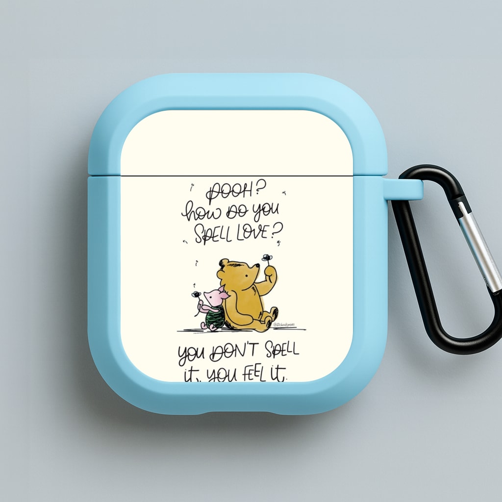 A Tale Of Love - Winnie Blue AirPods Case