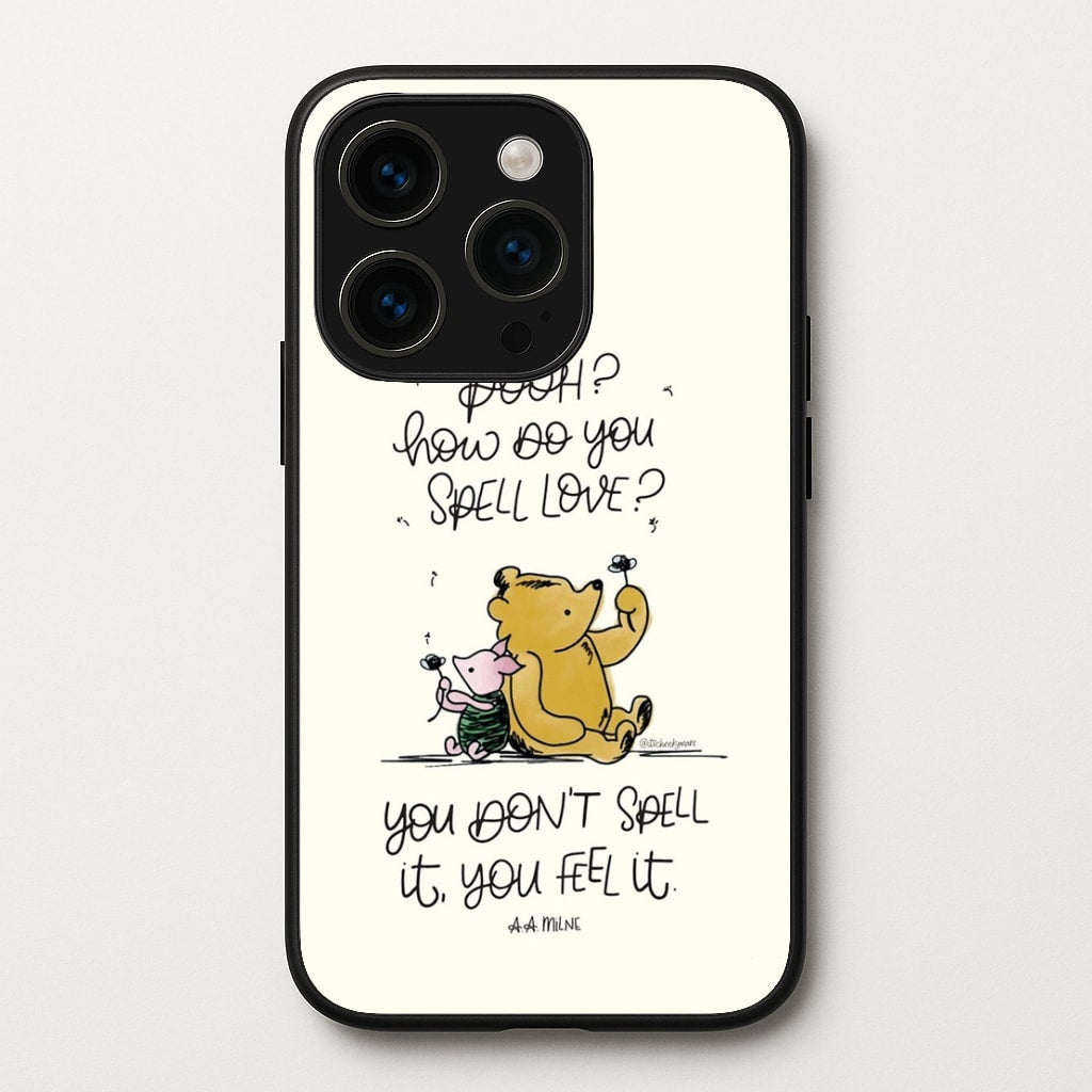 A Tale Of Love - Winnie  - Disney Phone Case for iPhone 14 Pro