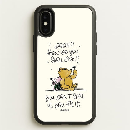 A Tale Of Love - Winnie  - Disney Phone Case for iPhone X / XS
