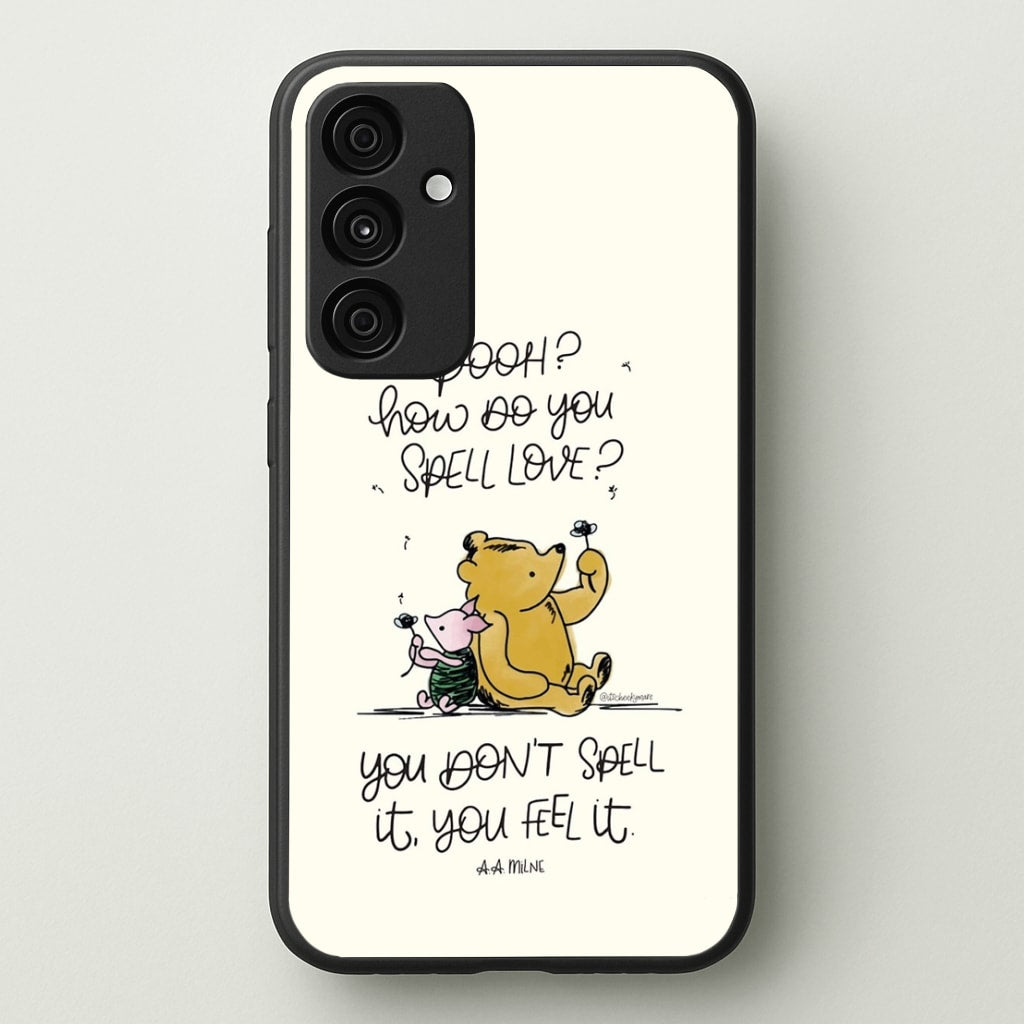 A Tale Of Love - Winnie  - Disney Phone Case for Galaxy A35