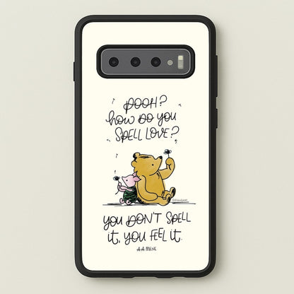 A Tale Of Love - Winnie  - Disney Phone Case for Galaxy S10 Plus