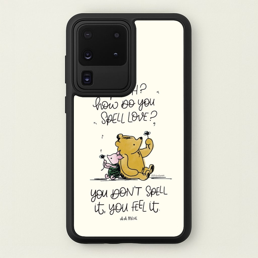 A Tale Of Love - Winnie  - Disney Phone Case for Galaxy S20 Ultra