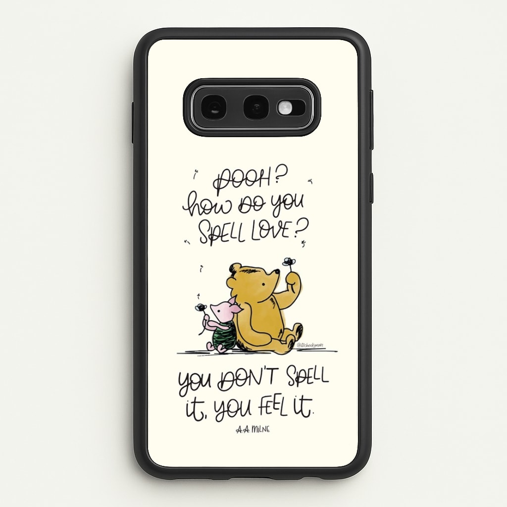 A Tale Of Love - Winnie  - Disney Phone Case for Galaxy S10e