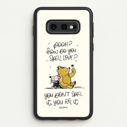 A Tale Of Love - Winnie  - Disney Phone Case for Galaxy S10e