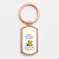 A Tale Of Love - Winnie Rose Gold Keyring