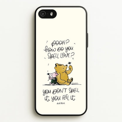 A Tale Of Love - Winnie  - Disney Phone Case for iPhone 5 / 5s / SE 2016