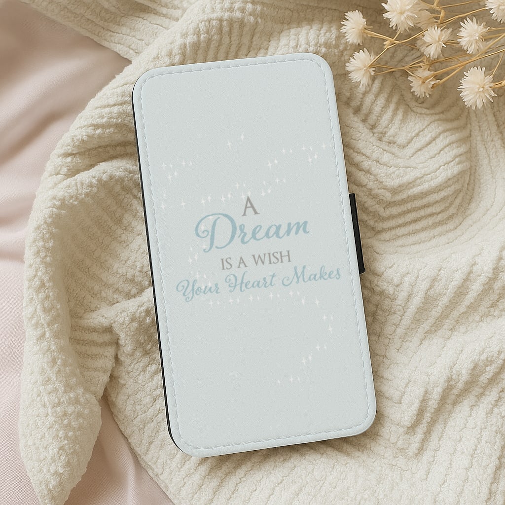 A Dream Is A Wish Your Heart Makes Wallet Phone Case