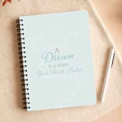 A Dream Is A Wish Your Heart Makes Notepad