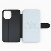 A Dream Is A Wish Your Heart Makes Flip / Wallet Phone Case 2