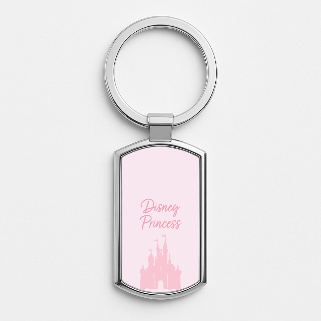 Fairytale Princess Silver Keyring