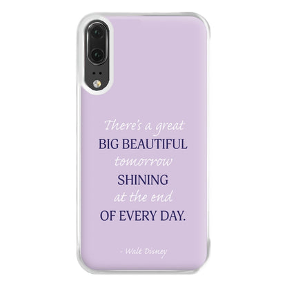 Great Big Beautiful Tomorrow Phone Case for Huawei P20