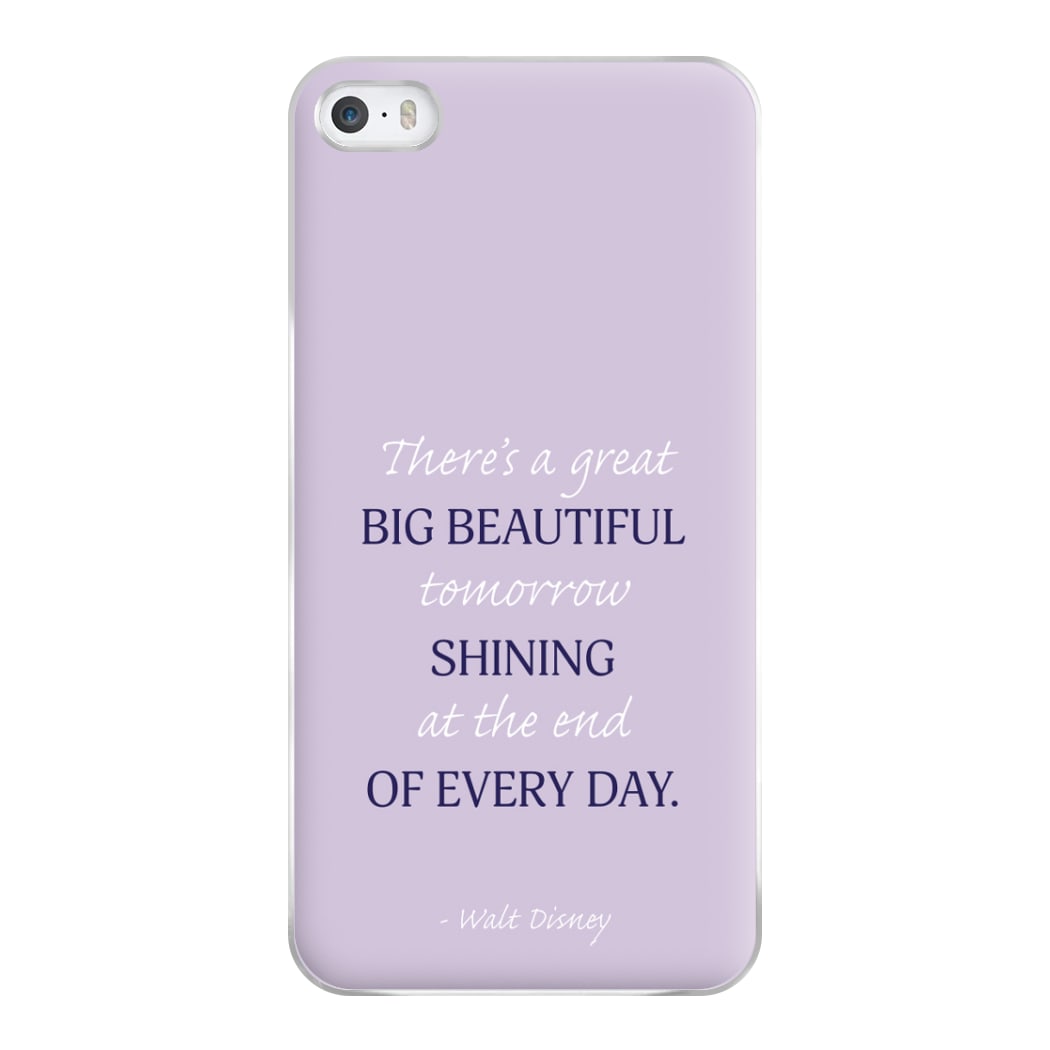 Great Big Beautiful Tomorrow Phone Case for iPhone 5 / 5s / SE 2016