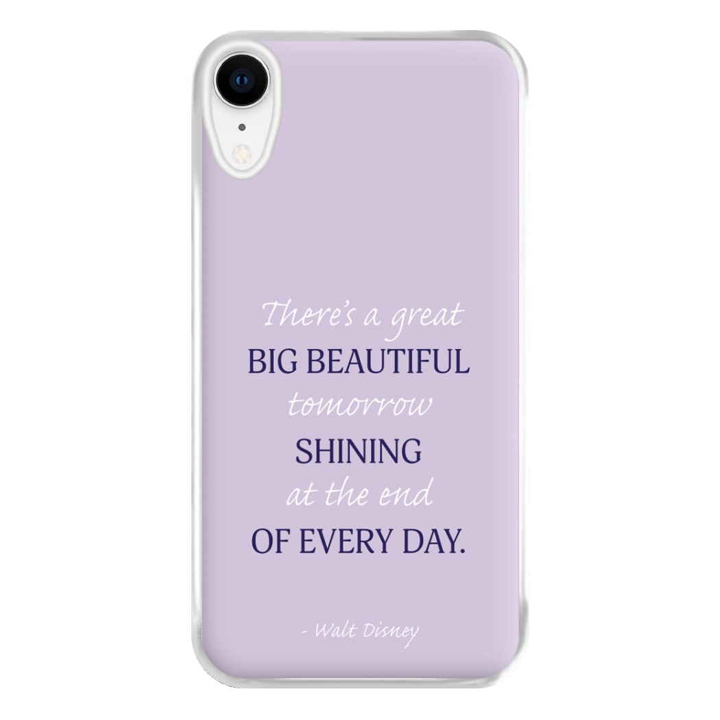 Great Big Beautiful Tomorrow Phone Case for iPhone XR