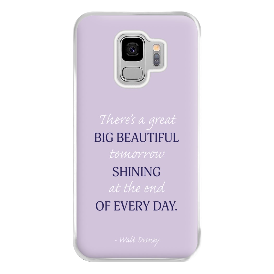 Great Big Beautiful Tomorrow Phone Case for Galaxy S9 Plus