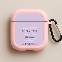 Great Big Beautiful Tomorrow Pink AirPods Case