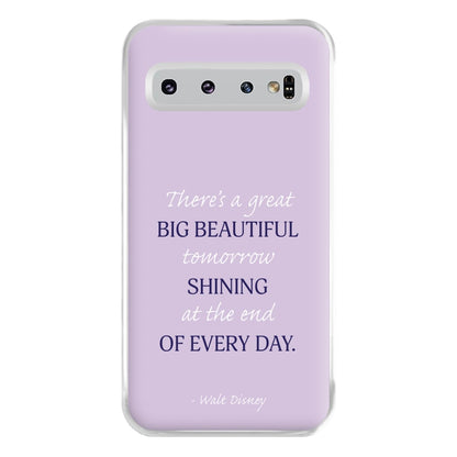 Great Big Beautiful Tomorrow Phone Case for Galaxy S10 Plus