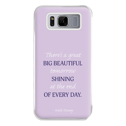 Great Big Beautiful Tomorrow Phone Case for Galaxy S8 Plus