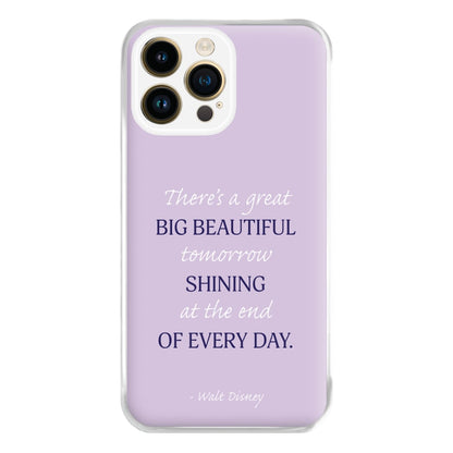 Great Big Beautiful Tomorrow Phone Case for iPhone 14 Pro Max