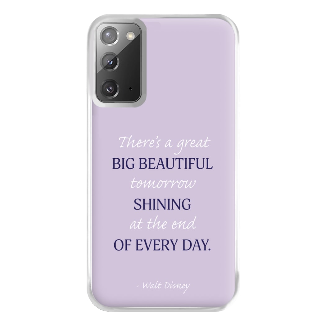 Great Big Beautiful Tomorrow Phone Case for Galaxy Note 20 Ultra