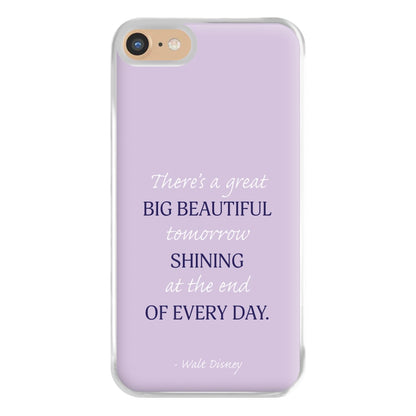 Great Big Beautiful Tomorrow Phone Case for iPhone 6 / 7 / 8 / SE