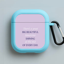 Great Big Beautiful Tomorrow Blue AirPods Case