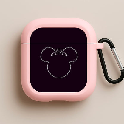 Diamond Mouse Pink AirPods Case