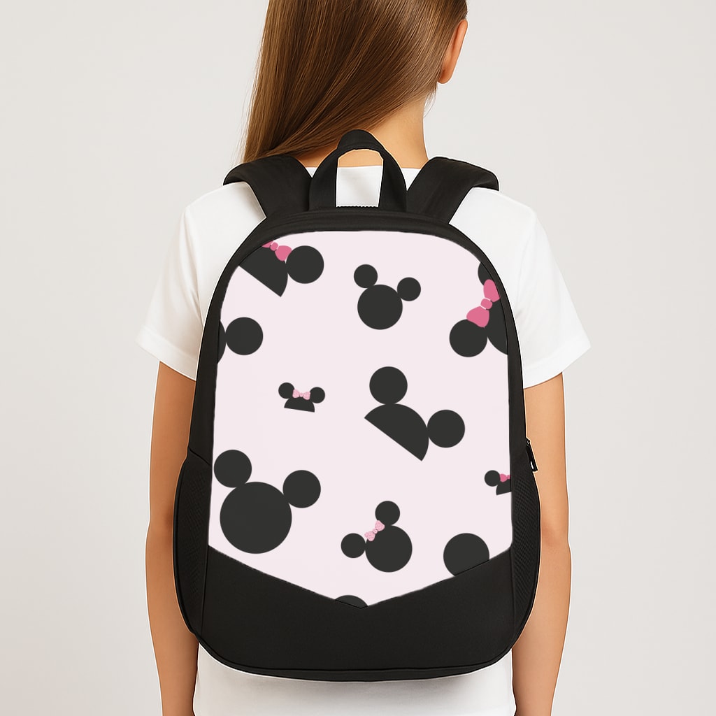 Mice Hats Large School Bag