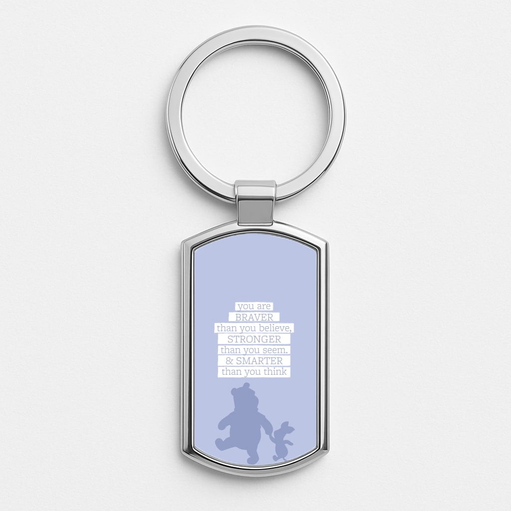 Braver, Stronger, Smarter Luxury Keyring
