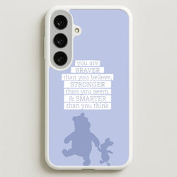 Braver, Stronger, Smarter Phone Case for Galaxy S25FE