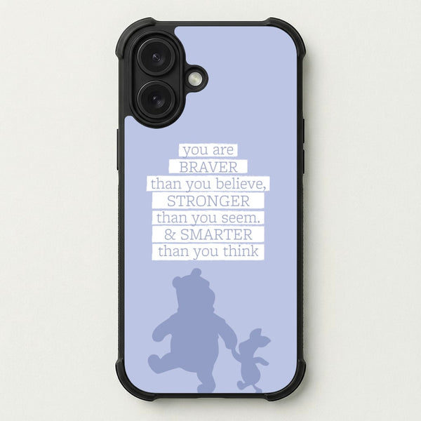 Braver, Stronger, Smarter Phone Case — Bumper case