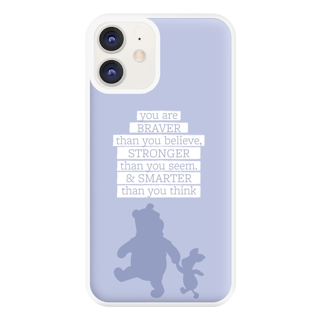 Braver, Stronger, Smarter Phone Case for iPhone 12 / 12 Pro