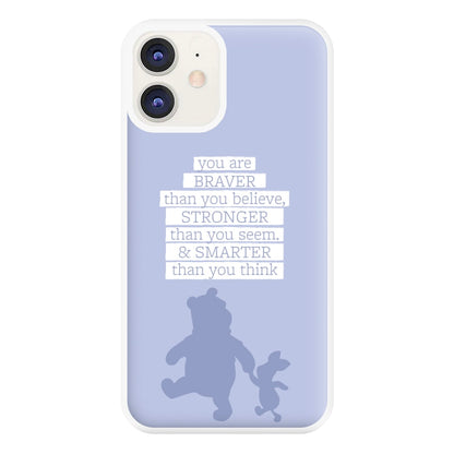 Braver, Stronger, Smarter Phone Case for iPhone 12 / 12 Pro