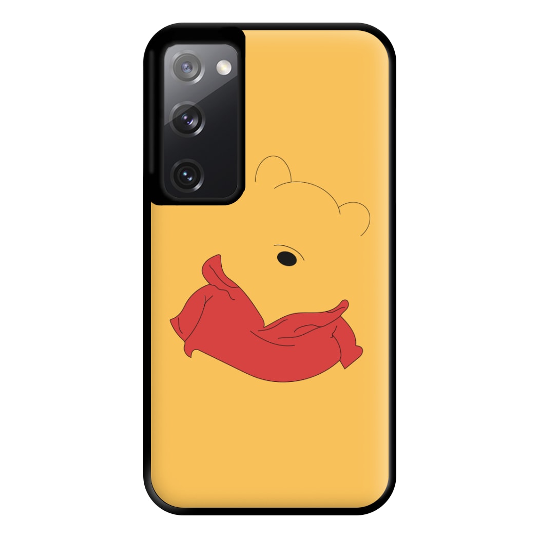 Faceless Yellow Bear Phone Case for Galaxy S20FE