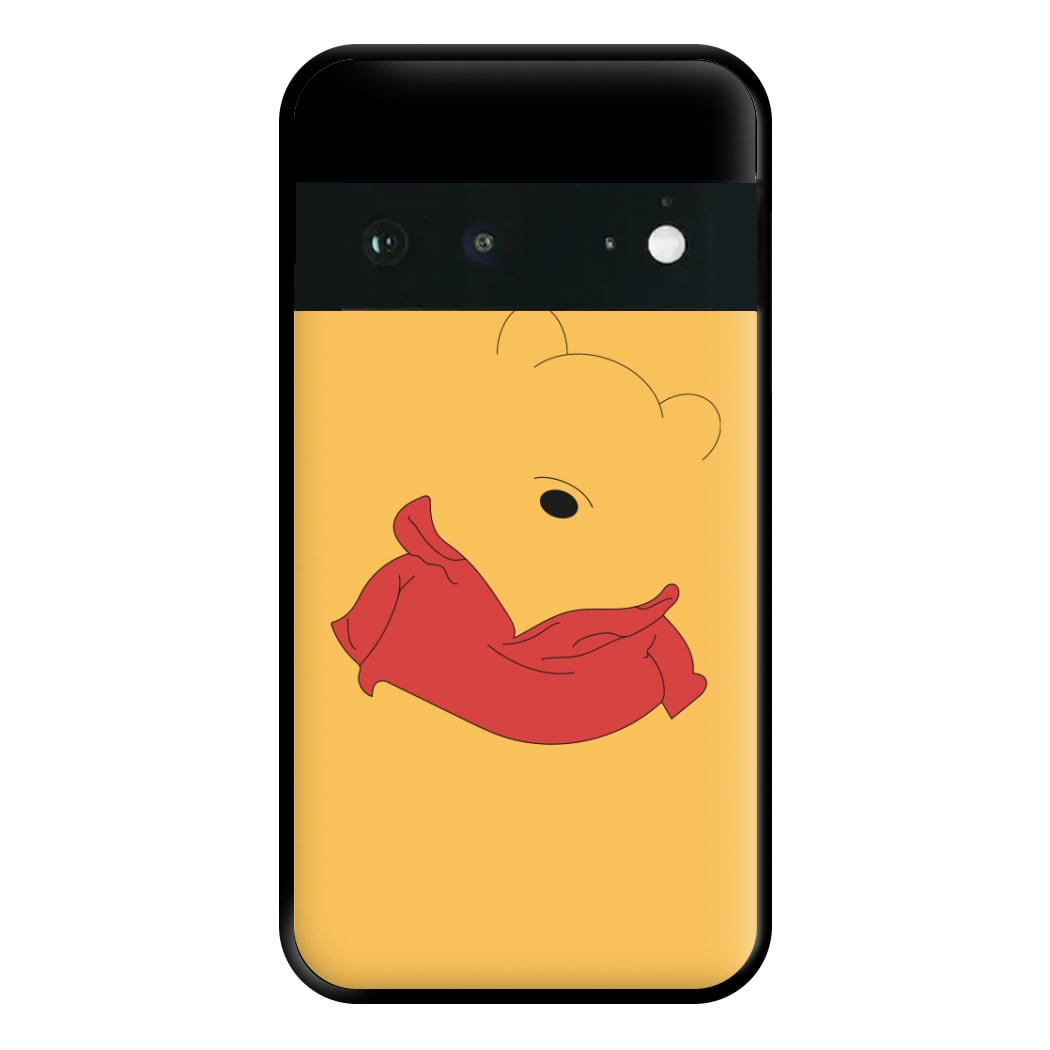 Faceless Yellow Bear Phone Case for Google Pixel 6a