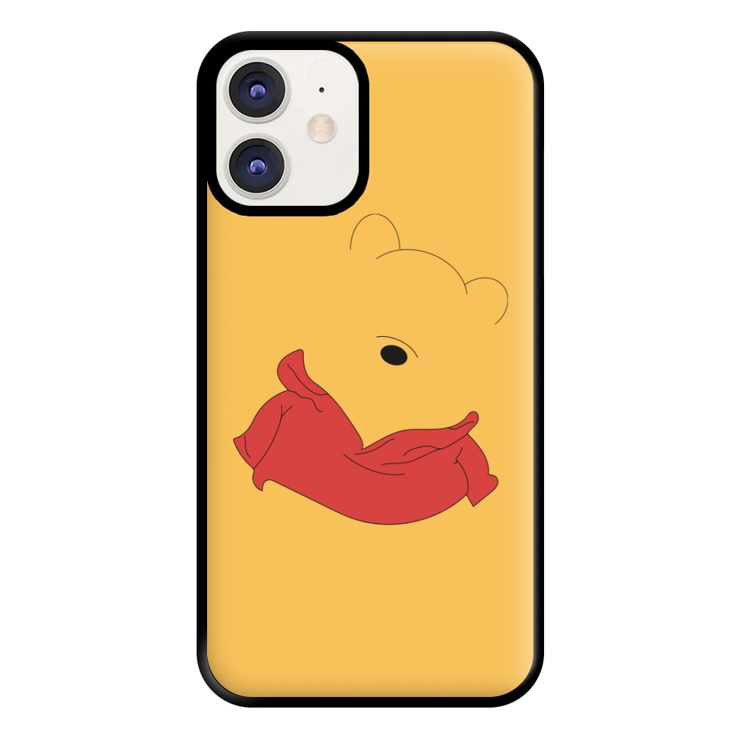 Faceless Yellow Bear Phone Case for iPhone 12 / 12 Pro