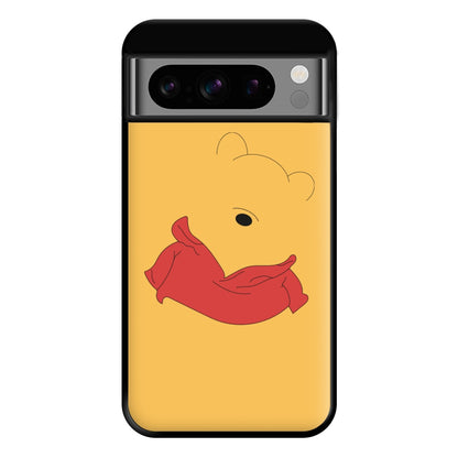 Faceless Yellow Bear Phone Case for Google Pixel 8 Pro