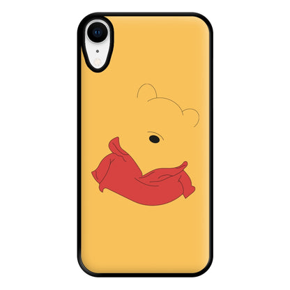 Faceless Yellow Bear Phone Case for iPhone XR