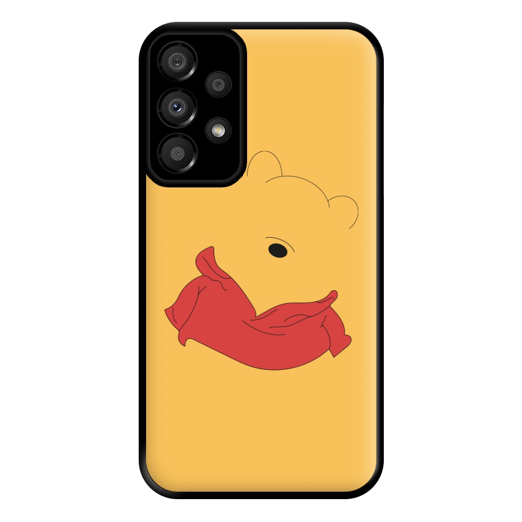 Faceless Yellow Bear Phone Case for Galaxy A33