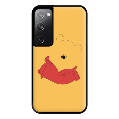 Faceless Yellow Bear Phone Case for Galaxy S20