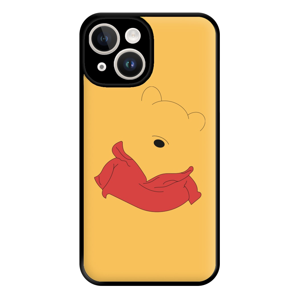 Faceless Yellow Bear Phone Case for iPhone 14