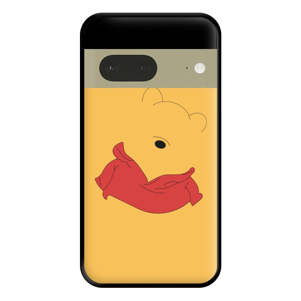 Faceless Yellow Bear Phone Case for Google Pixel 7a