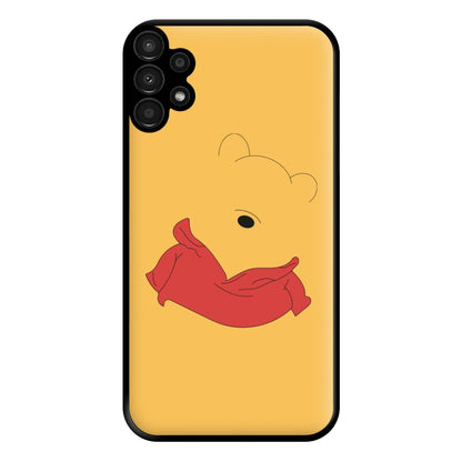 Faceless Yellow Bear Phone Case for Galaxy A13