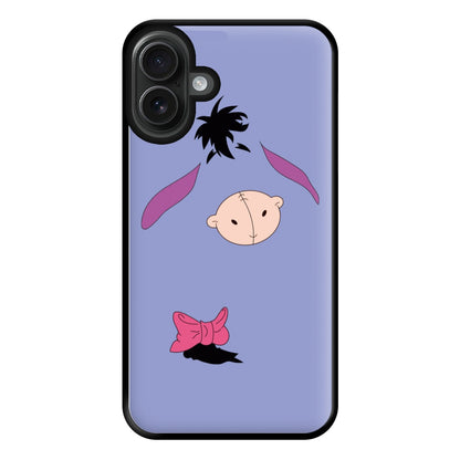 Faceless Donkey Phone Case for iPhone 16 Plus