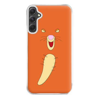 Faceless Bouncing Tiger Phone Case for Galaxy A54