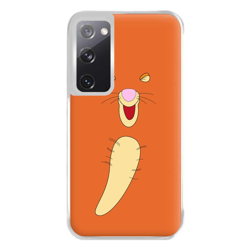 Faceless Bouncing Tiger Phone Case for Galaxy S20FE