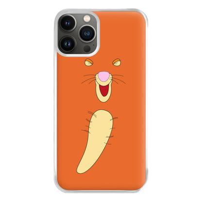 Faceless Bouncing Tiger Phone Case for iPhone 13 Pro Max