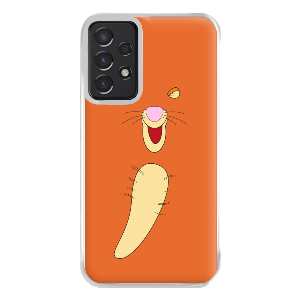 Faceless Bouncing Tiger Phone Case for Galaxy A52 / A52s