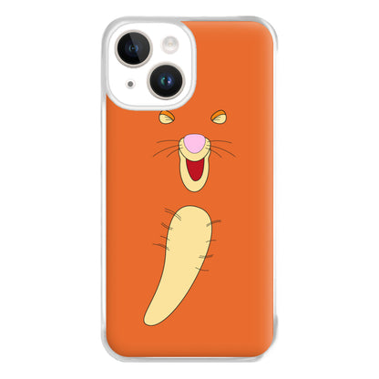 Faceless Bouncing Tiger Phone Case for iPhone 14